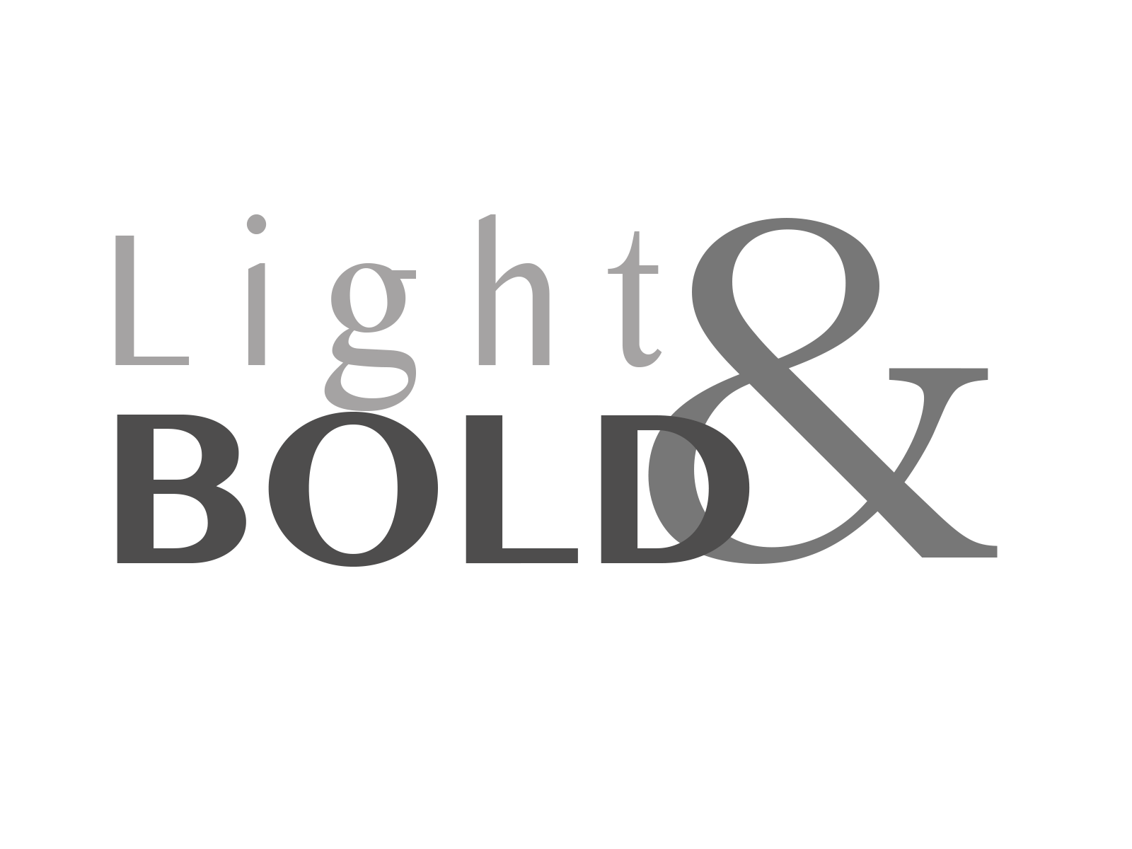 Light Bold
